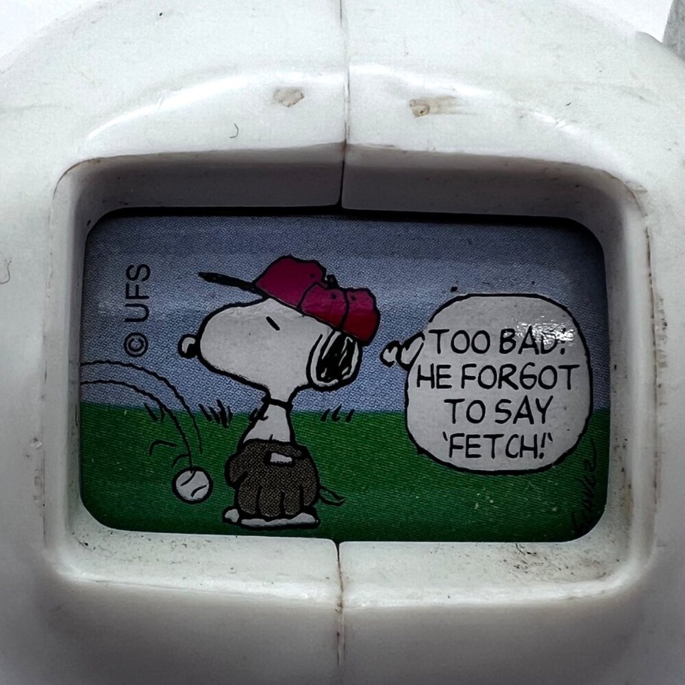 Vintage Snoopy Viewer Toy With Peanuts Comic Strip 2-06 UFS Collectible Figurine - Picture 14 of 16